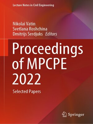 cover image of Proceedings of MPCPE 2022